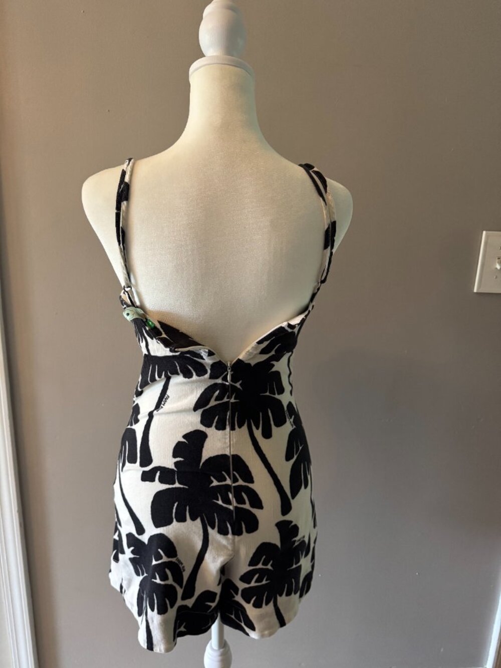 FARM Rio Palm Print Romper Size P Small - Picture 5 of 11